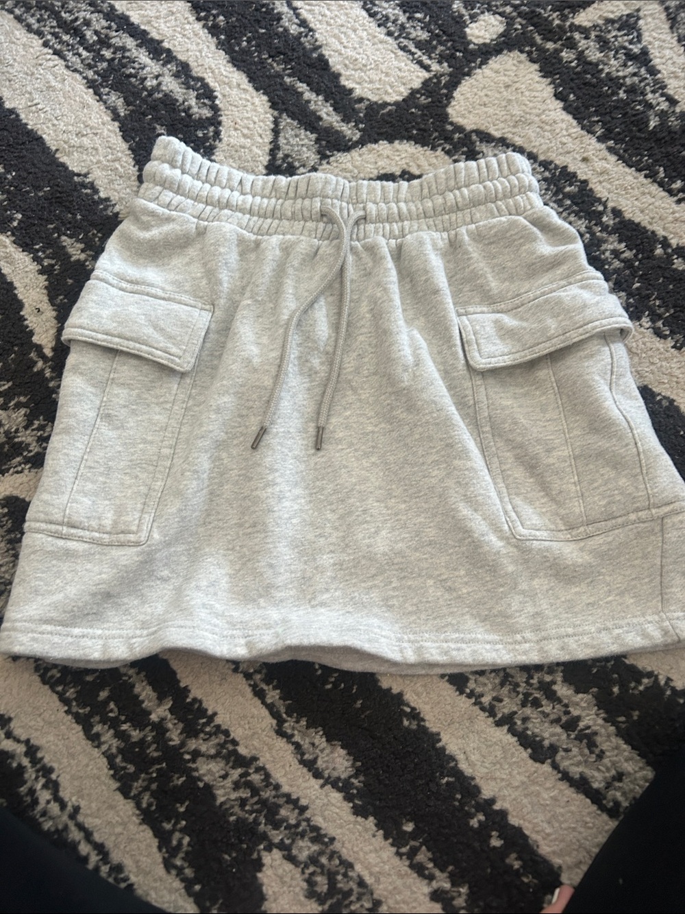 Universal Thread Light Gray Cargo Pocket Sweat Skirt